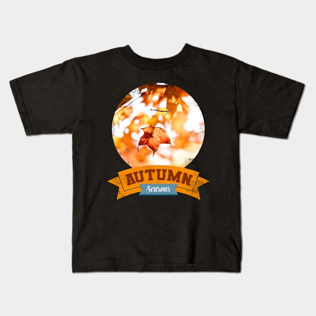 Autumn Kids T-Shirt by graphicspear